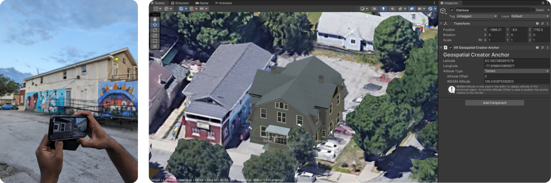 AR Geospatial Testing