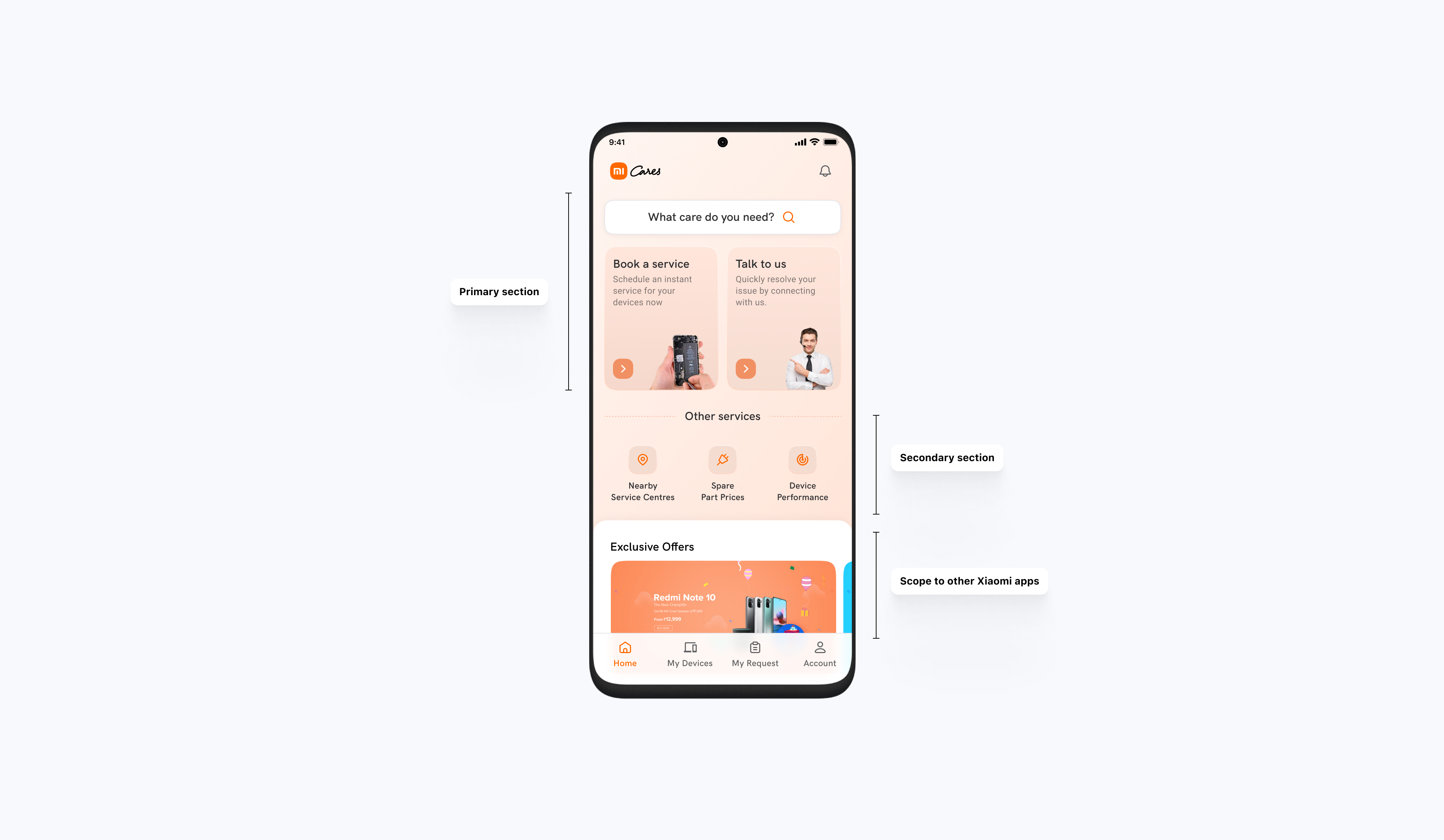 Booking flow completion: reviewing the selection and booking confirmation